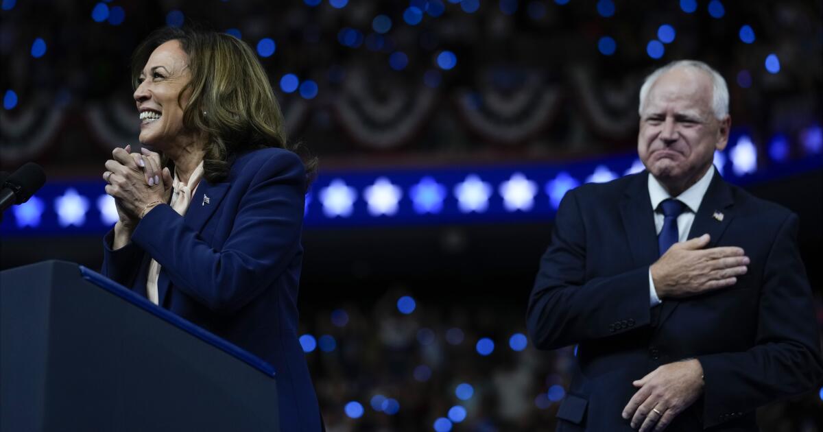 Kamala Harris, Tim Walz start a joint campaign with the demonstration in Philadelphia